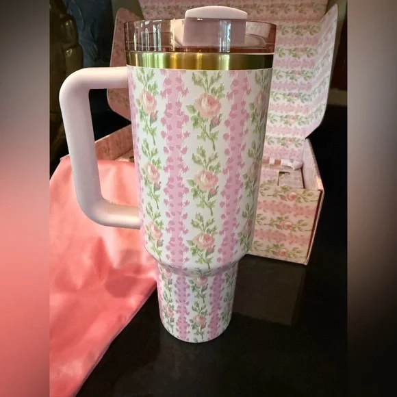 Stanley Floral Love Shack Fancy Travel Mug - Picture 9 of 9